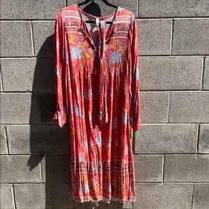 Spell and the Gypsy Meadowland Boho Dress- Poppy